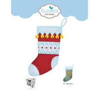 Elizabeth Craft Designs - Cozy and Warm Collection - Christmas - Dies - Holiday Stocking