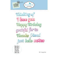 Elizabeth Craft Designs - Everythings Blooming Collection - Dies - Everyday Words - Set One