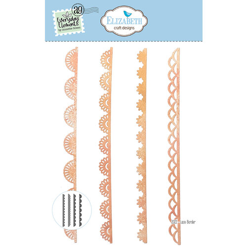 Elizabeth Craft Designs - Everythings Blooming Collection - Dies - Lace Borders