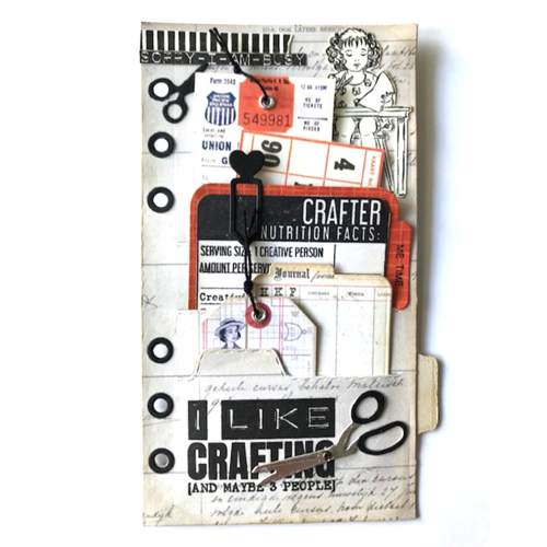 Elizabeth Craft Designs - Sidekick Essentials Collection - Dies - Essential Set 28 - Filefolder Page