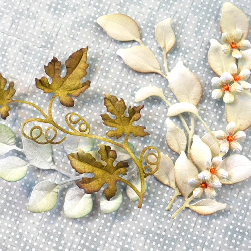Elizabeth Craft Designs - Flowers With Love Collection - Dies - Elegant Leaves 2