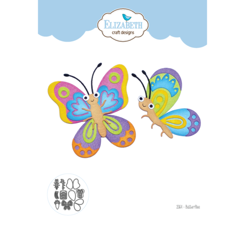 Elizabeth Craft Designs - Bugs and Butterflies Collection - Dies - Butterflies
