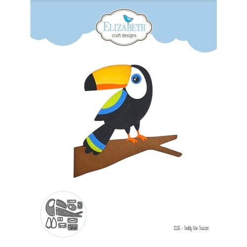 Elizabeth Craft Designs - Jungle Party Collection - Dies - Teddy the Toucan