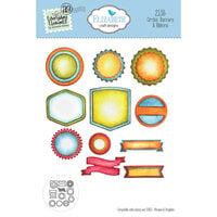 image of Elizabeth Craft Designs - This Lovely Life Collection - Dies - Circles Banners and Ribbons