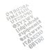 Elizabeth Craft Designs - This Lovely Life Collection - Dies - Classic Alphabet