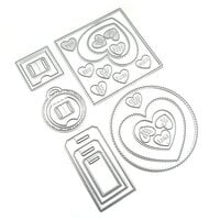 Elizabeth Craft Designs - Dies - Pocket Page Fillers 02 -Full Size Postage Stamps