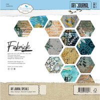 Elizabeth Craft Designs - Florals n' Fabrick Collection - 12 x 12 Paper Pack - Fabrick