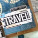 Elizabeth Craft Designs - Clear Photopolymer Stamps - Block Words - Travel