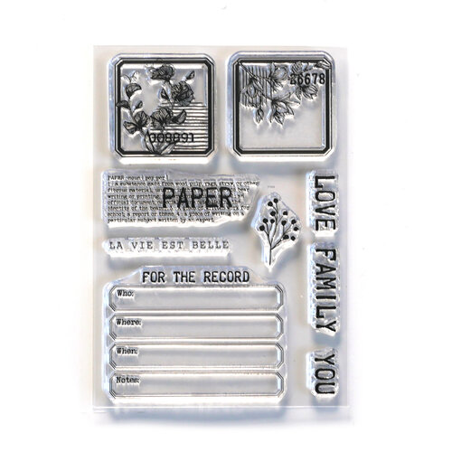 Elizabeth Craft Designs - Clear Photopolymer Stamps - Paper Love