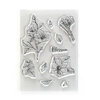 Elizabeth Craft Designs - Beautiful Blooms Collection - Clear Photopolymer Stamps - Blossom