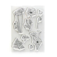 Elizabeth Craft Designs - Beautiful Blooms Collection - Clear Photopolymer Stamps - Hope