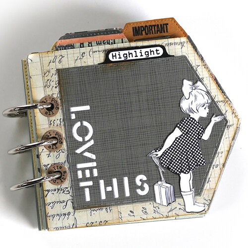Elizabeth Craft Designs - Clear Photopolymer Stamps - Label Tabs