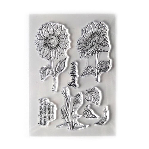 Elizabeth Craft Designs - Beautiful Blooms 2 Collection - Clear Photopolymer Stamps - Sunshine