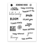 Elizabeth Craft Designs - Florals Volume 4 Collection - Clear Photopolymer Stamps - Smell The Flowers