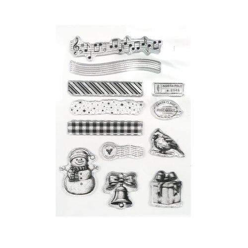 Elizabeth Craft Designs - Splendid Season Collection - Christmas - Clear Photopolymer Stamps - Festive Season