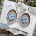 Elizabeth Craft Designs - Evening Rose Collection - Clear Photopolymer Stamps - Butterflies and Swirls