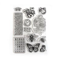 Elizabeth Craft Designs - This Lovely Life Collection - Clear Photopolymer Stamps - Love and Roses