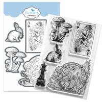 Elizabeth Craft Designs - Fables and Fairytales Collection - Die and Clear Photopolymer Stamp Set - Rabbit Hole