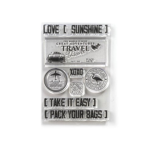 Stamp Sticker Set- Stamp and Travel Theme — Two Hands Paperie