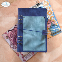 Elizabeth Craft Designs - A5 Planner Binder - Blue Jeans