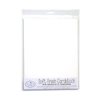 Elizabeth Craft Designs - Soft Finish Cardstock - 8.5 x 11 - White - 25 Pack