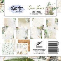 3Quarter Designs - Our Vows Collection - 6 x 6 Paper Pack