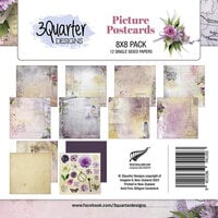 3Quarter Designs - Picture Postcard Collection - 8 x 8 Paper Pack