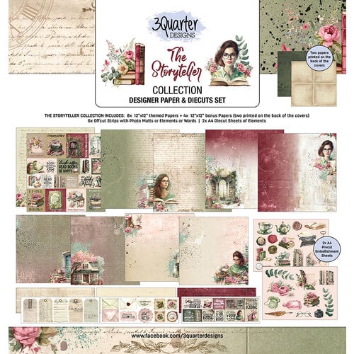 3Quarter Designs - The Storyteller Collection - 12 X 12 Collection Pack