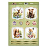 Hunkydory - Topper Sheet - Forest Friends