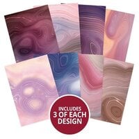 Hunkydory - A4 Paper Pad - Adorable Scorable Selection - Pattern Marbled Agate