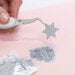 Couture Creations - Stacey Park - Silver Shimmer Microfine Glitter - Tag Project Kit