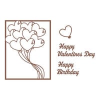 Couture Creations - Parkside Crafts - Dies - Heart Balloons
