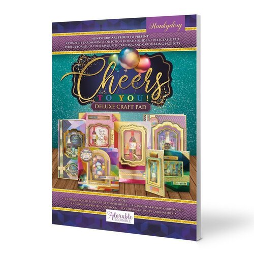 Hunkydory - A4 Deluxe Craft Pads - Cheers To You