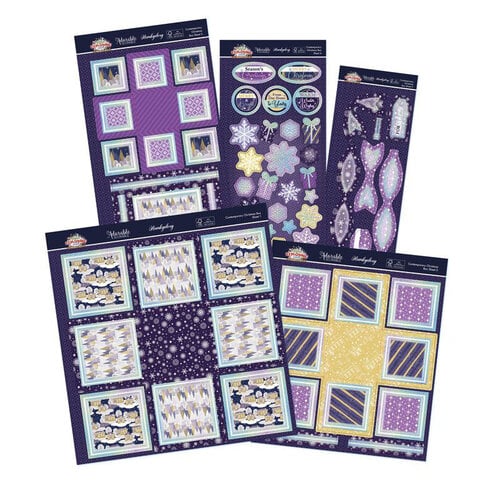 Hunkydory - Exploding Boxes Project Kit - Contemporary Christmas