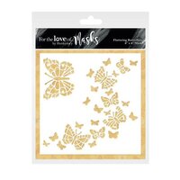 Hunkydory - For The Love Of Masks - Stencils - Fluttering Butterflies