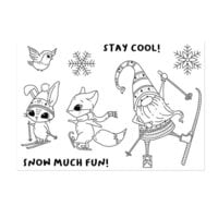 Hunkydory - Gnome For Christmas Collection - Clear Photopolymer Stamps - Snow Much Fun