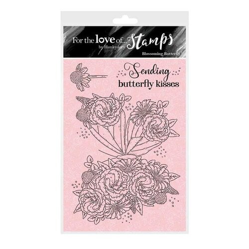 Hunkydory - For The Love Of Stamps - Clear Photopolymer Stamps - Blossoming Butterfly