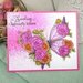 Hunkydory - For The Love Of Stamps - Clear Photopolymer Stamps - Blossoming Butterfly