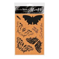 Hunkydory - For The Love Of Stamps - Clear Photopolymer Stamps - Layering Comma Butterfly