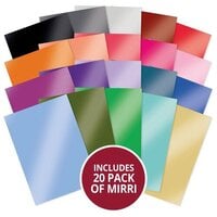 Hunkydory - A4 Essential Mirri Cardstock - Colour Assortment