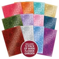 Hunkydory - A4 Mirri Cardstock - Flower Garden