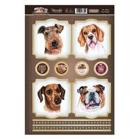 Hunkydory - Card Topper Sheet - Eat Sleep Dog Repeat