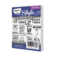 Hunkydory - Say It With Style Pocket Pads - For The Men
