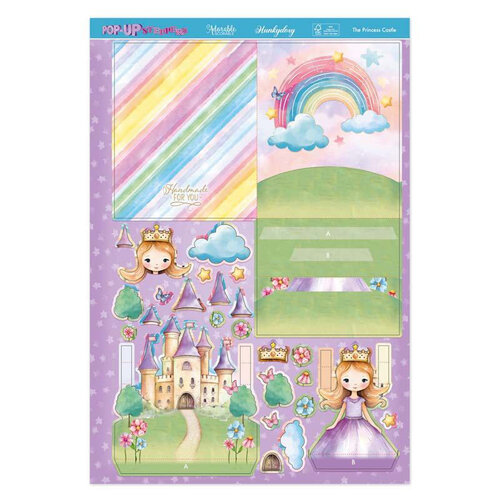 Hunkydory - Pop-Up Stepper Cards - The Princess Castle