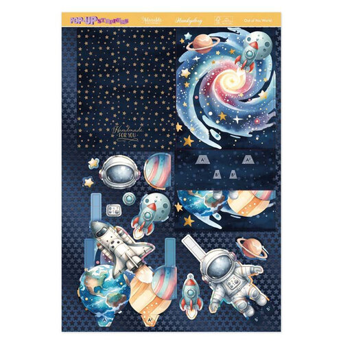 Hunkydory - Pop-Up Stepper Cards - Out Of This World!