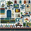 Echo Park - Adventure Awaits Collection - 12 x 12 Cardstock Stickers - Elements