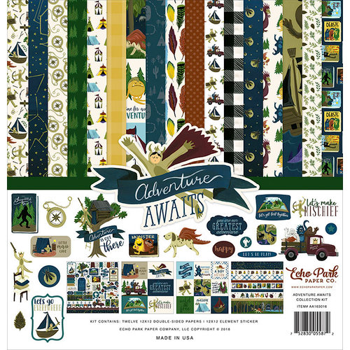 Echo Park - Adventure Awaits Collection - 12 x 12 Collection Kit