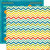 Echo Park - All About a Boy - 12 x 12 Double Sided Paper - Chevron Stripe