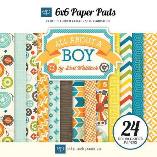 Echo Park - All About a Boy - 6 x 6 Paper Pad
