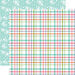Echo Park - All About A Girl Collection - 12 x 12 Double Sided Paper - Playful Plaid